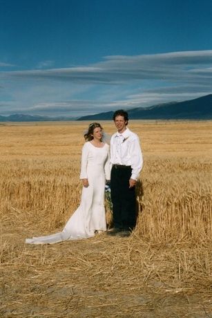 wedding in the wheat